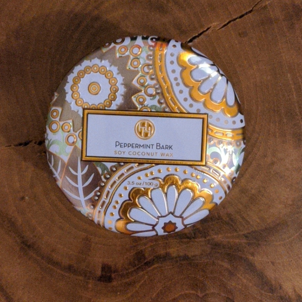 Huntington Home Peppermint Bark soy candle NEW!
